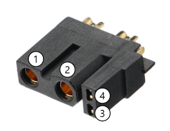 Amass XT30U(2+2)-F cable connector