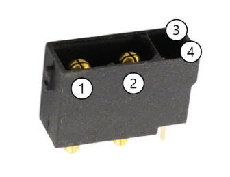 Amass XT30PB(2+2)-M PCB connector