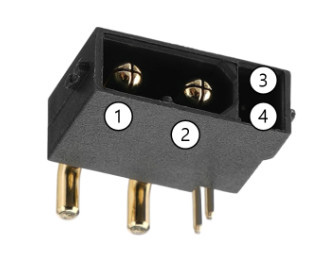 Amass XT30PW(2+2)-M PCB connector