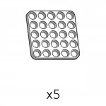 플레이트 (SPD-5b5(W)) 5개
