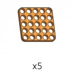 플레이트 (SPD-5b5(O)) 5개