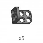 작은2단브라켓 (SPL-2b2(K)) 5개