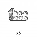 큰2단브라켓 (SPL-2b3(W)) 5개