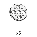 큰원형풀리 (SPO-4PR(GR)) 5개